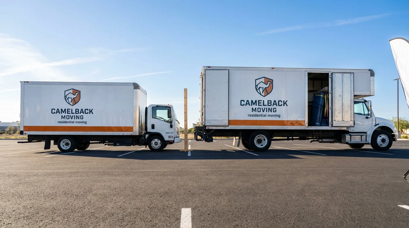 Moving truck size capacity guide in Many Farms